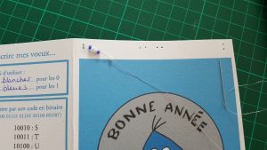 carte DIY a message secret